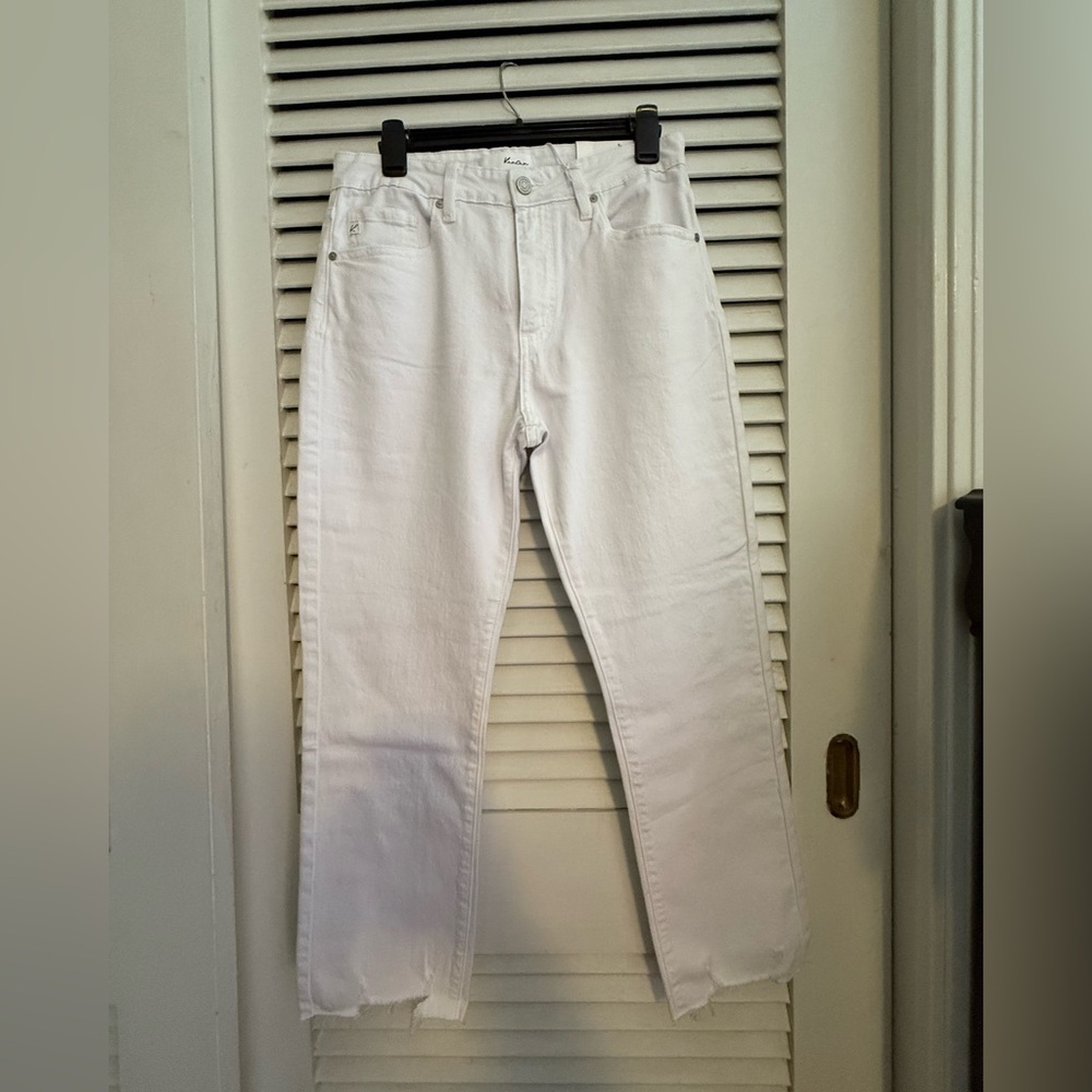 Kancan distressed hem pants